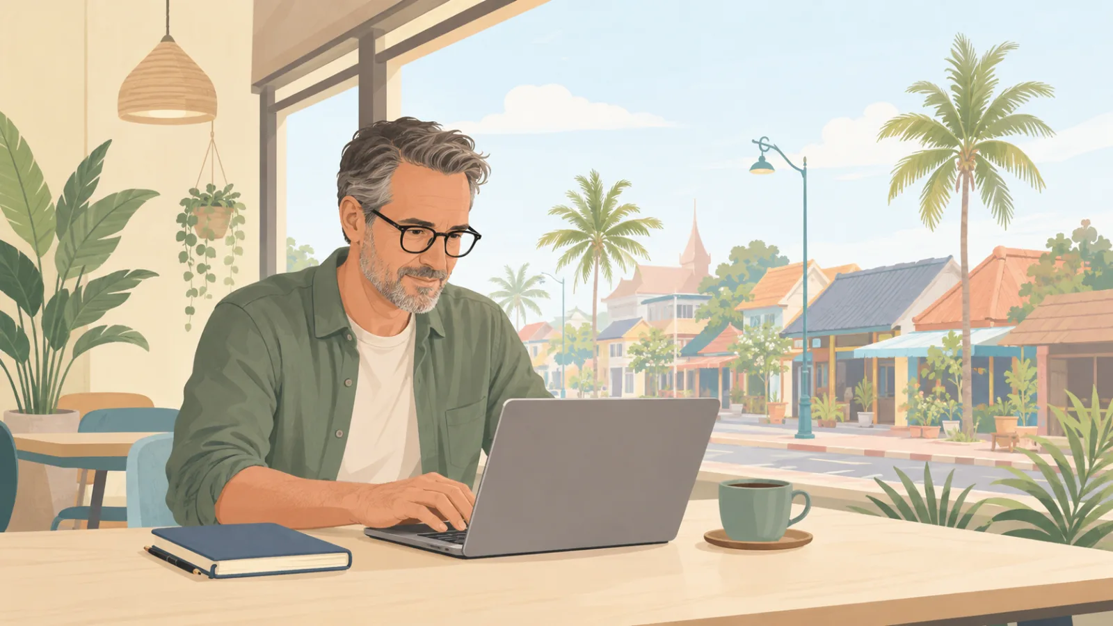Mein Laptop, die Hitze und der Alltag: Arbeiten im Isaan