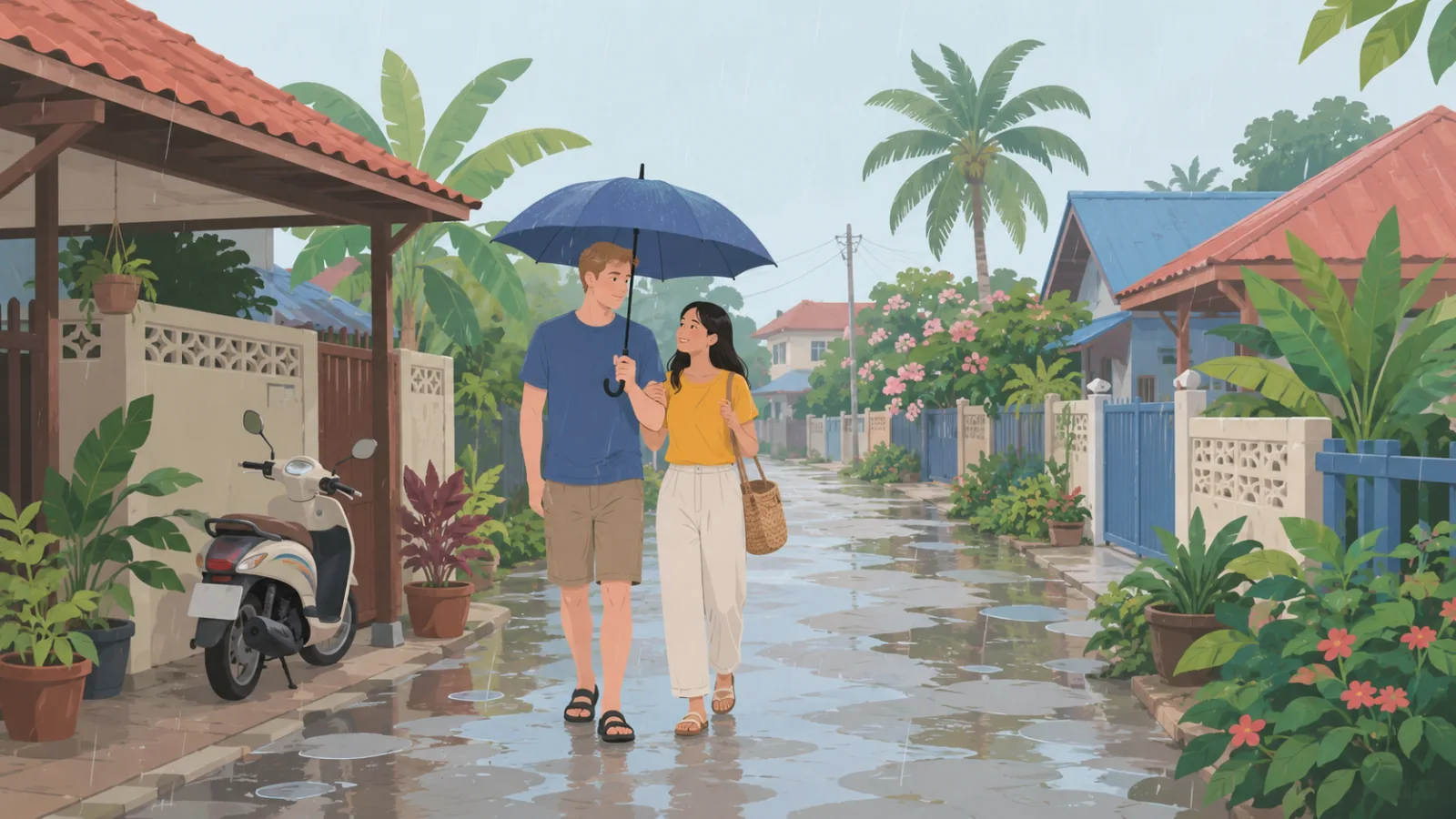 Was die Regenzeit mit unserem Alltag in Thailand macht